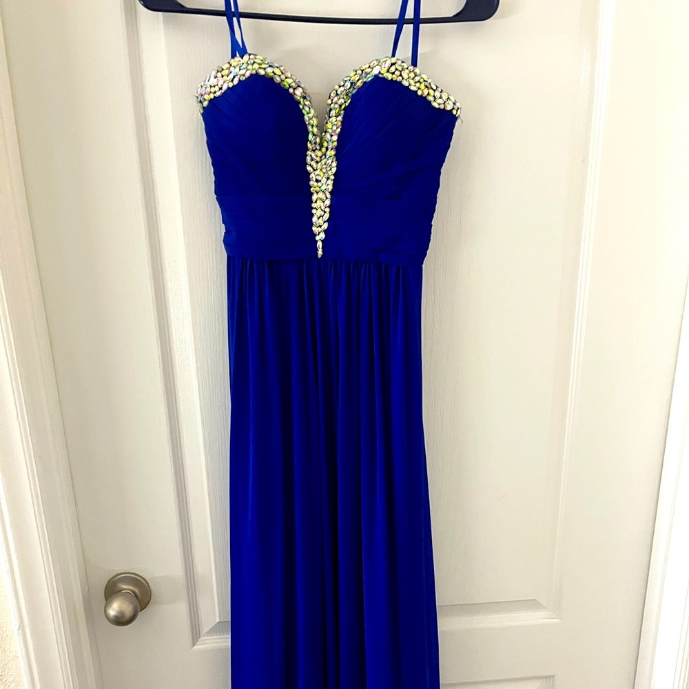 Royal Blue Evening Dress